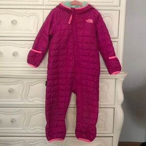 North Face snow suit